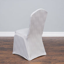 Load image into Gallery viewer, Wavy Stretch Banquet Chair Cover (9 Colors)