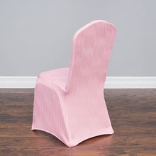 Load image into Gallery viewer, Wavy Stretch Banquet Chair Cover (9 Colors)