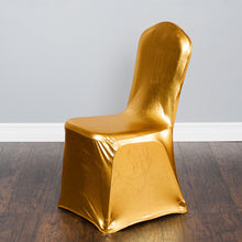 Load image into Gallery viewer, Metallic Banquet Stretch Chair Cover (2 Colors)