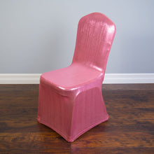 Load image into Gallery viewer, Shimmering Stretch Banquet Chair Cover