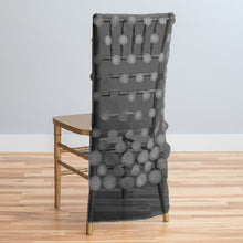 Load image into Gallery viewer, Cascading Ripples Chiavari Chair Cover (4 Colors)