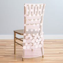 Load image into Gallery viewer, Cascading Ripples Chiavari Chair Cover (4 Colors)