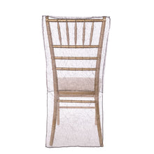 Load image into Gallery viewer, Chiavari Chair Cover Web Organza