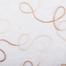 Load image into Gallery viewer, Chiavari Chair Cover Embroidered Web Organza Lavender