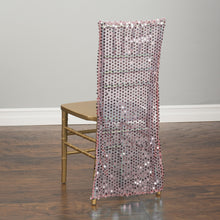 Load image into Gallery viewer, Sheer Sequin Chiavari Chair Cover (4 Colors)