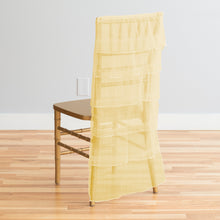 Load image into Gallery viewer, Tiered Chiavari Chair Cover (4 Colors)