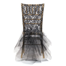 Load image into Gallery viewer, Floral Lace Tutu Chiavari Chair Cover (2 Colors)