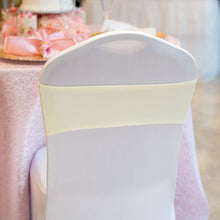 Load image into Gallery viewer, Stretch Chair Sash Ivory 10/Pack