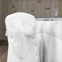Load image into Gallery viewer, Organza Sash White (10 Pack)