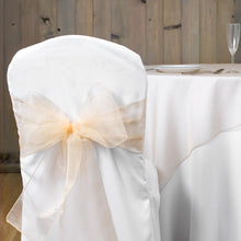 Load image into Gallery viewer, Organza Sash Cantaloupe (10 Pack)