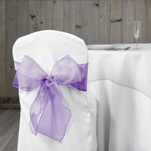 Load image into Gallery viewer, Organza Sash Lavender (10 Pack)