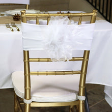 Load image into Gallery viewer, Camellia Chair Sash White (4-Pack)