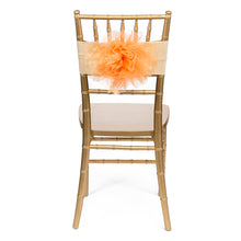 Load image into Gallery viewer, Camellia Organza Chair Sash 4/Pack (6 Colors)