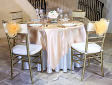 Load image into Gallery viewer, Camellia Organza Chair Sash 4/Pack (6 Colors)