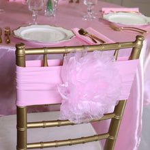 Load image into Gallery viewer, Camellia Organza Chair Sash 4/Pack (6 Colors)