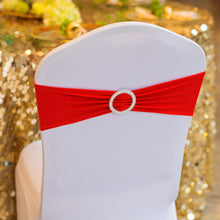 Load image into Gallery viewer, Stretch Chair Sash With Round Buckle, 5/Pack (9 Colors)