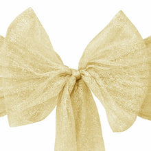 Load image into Gallery viewer, Metallic Web Mesh Chair Cover Sash/Runner 10/Pack (5 Colors)