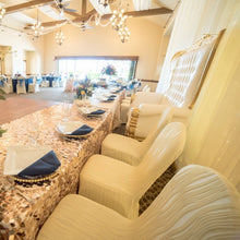 Load image into Gallery viewer, Wavy Stretch Banquet Chair Cover (9 Colors)