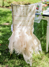 Load image into Gallery viewer, Floral Lace Tutu Chiavari Chair Cover (2 Colors)