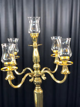 Load image into Gallery viewer, 30 in. Vintage Candelabra Gold