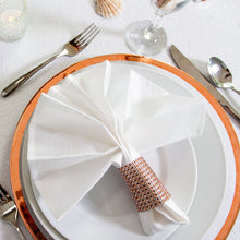 Load image into Gallery viewer, Crystal Diamond Napkin Ring 10/Pack, (8 colors)