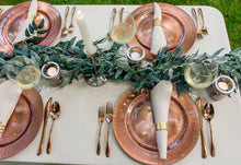 Load image into Gallery viewer, Sunburst Glass Charger Plate 4/Pack, (4 colors)