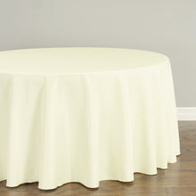 Load image into Gallery viewer, 120 In. Round Polyester Tablecloth (20 Colors)