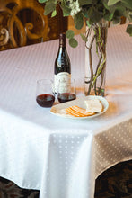 Load image into Gallery viewer, 60 X 126 in. Rectangular Square-Point Damask Tablecloth