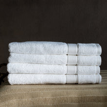 Load image into Gallery viewer, Hotel Quality India Cotton Hand Towel 4/Pack White
