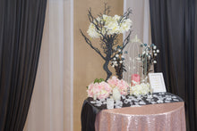 Load image into Gallery viewer, 120 in. Round Sequin Tablecloth (9 Colors)