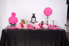 Load image into Gallery viewer, 88 X 154 in. Rectangular Sequin Tablecloth (9 Colors)