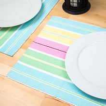Load image into Gallery viewer, 13 X 18 in. Cotton Ribbed Placemats 4/Pack (3 Patterns)