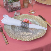 Load image into Gallery viewer, Crystal Diamond Napkin Ring 10/Pack, (8 colors)