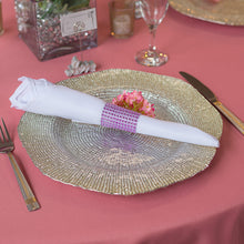 Load image into Gallery viewer, Crystal Diamond Napkin Ring 10/Pack, (8 colors)
