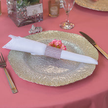 Load image into Gallery viewer, Crystal Diamond Napkin Ring 10/Pack, (8 colors)