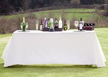 Load image into Gallery viewer, 90 X 132 in. Rectangular with Round Corners Polyester Tablecloth