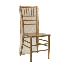 Load image into Gallery viewer, Chiavari Chair Cover Web Organza