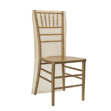 Load image into Gallery viewer, Chiavari Chair Cover Web Organza