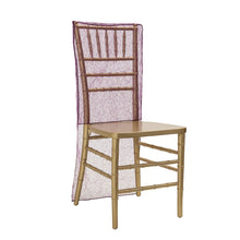 Load image into Gallery viewer, Chiavari Chair Cover Web Organza