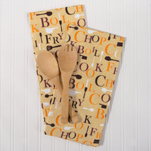 Load image into Gallery viewer, 20 X 20 in. Chef Print Cotton Napkins 4/Pack (3 Colors)