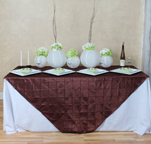 Load image into Gallery viewer, 72 in. Square Pintuck Overlay