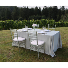 Load image into Gallery viewer, 90 X 132 in. Rectangular with Round Corners Polyester Tablecloth