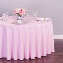 Load image into Gallery viewer, 120 In. Round Polyester Tablecloth (20 Colors)