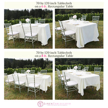 Load image into Gallery viewer, 70 x 120 in. Rectangular Polyester Tablecloth