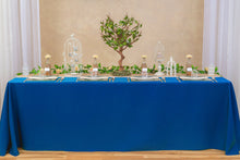Load image into Gallery viewer, 90 X 156 in. Rectangular with Round Corners Polyester Tablecloth