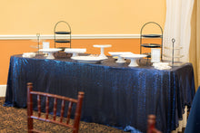 Load image into Gallery viewer, 88 X 154 in. Rectangular Sequin Tablecloth (9 Colors)