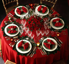 Load image into Gallery viewer, 132 in. Round Polyester Tablecloth (20 Colors)
