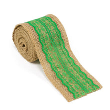 Load image into Gallery viewer, Burlap Ribbon Roll With Lace (12 Colors)
