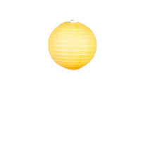 Load image into Gallery viewer, 8 in. Pastel Yellow Paper Lantern
