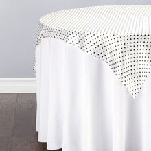 Load image into Gallery viewer, Bargain 108 In. Round Polyester Tablecloth White
